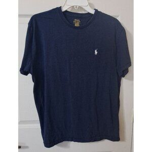 Polo Ralph Lauren Men's L Classic Fit Heathered Blue Short Sleeve T-Shirt